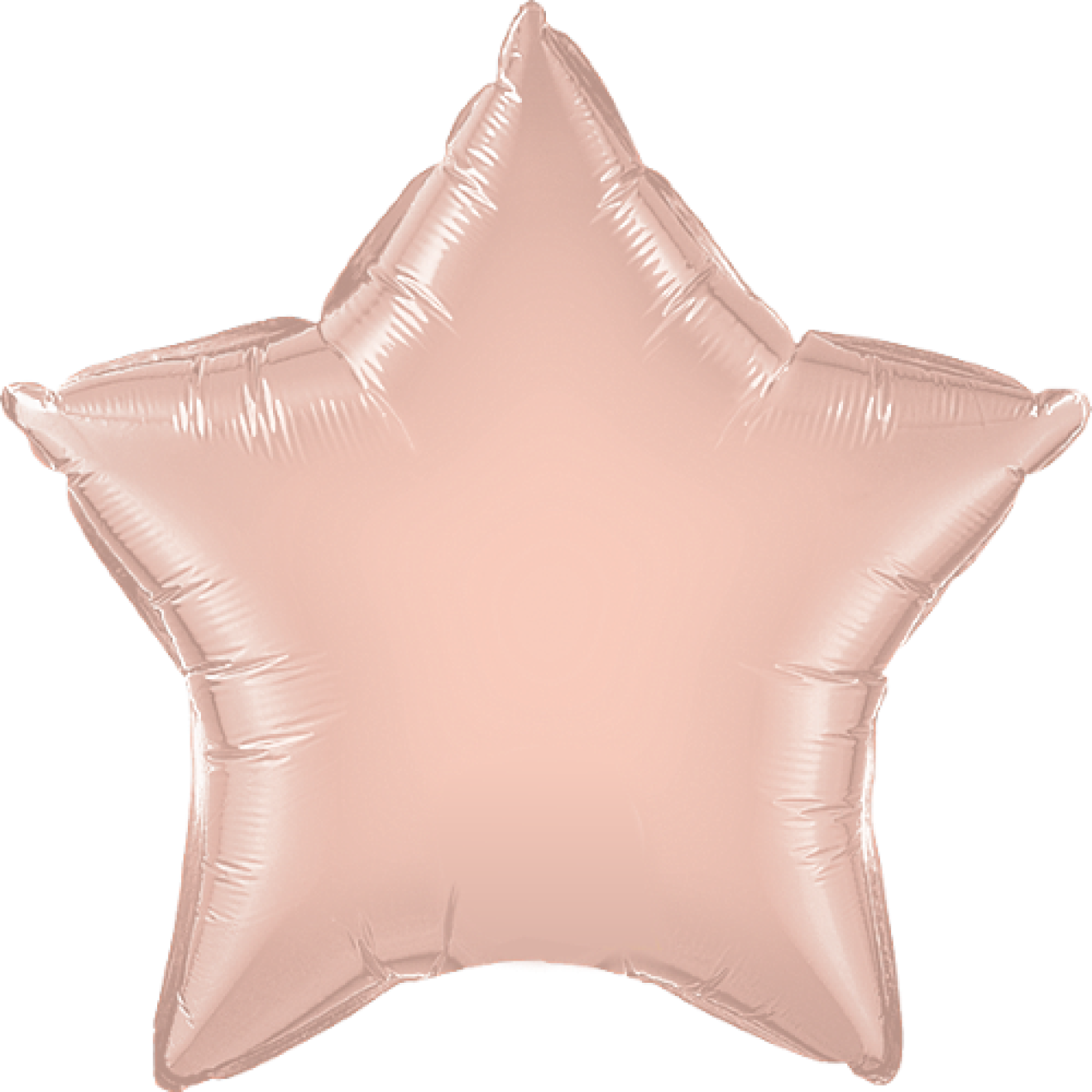 Folienballon Stern - Rose Gold Ø 70 cm