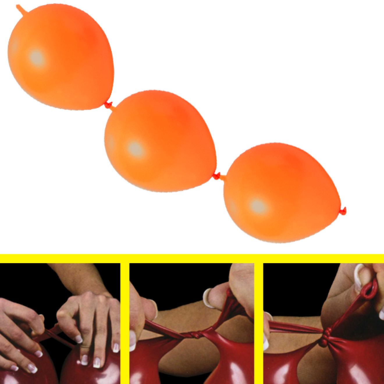 Girlandenballons Orange Ø 30 cm