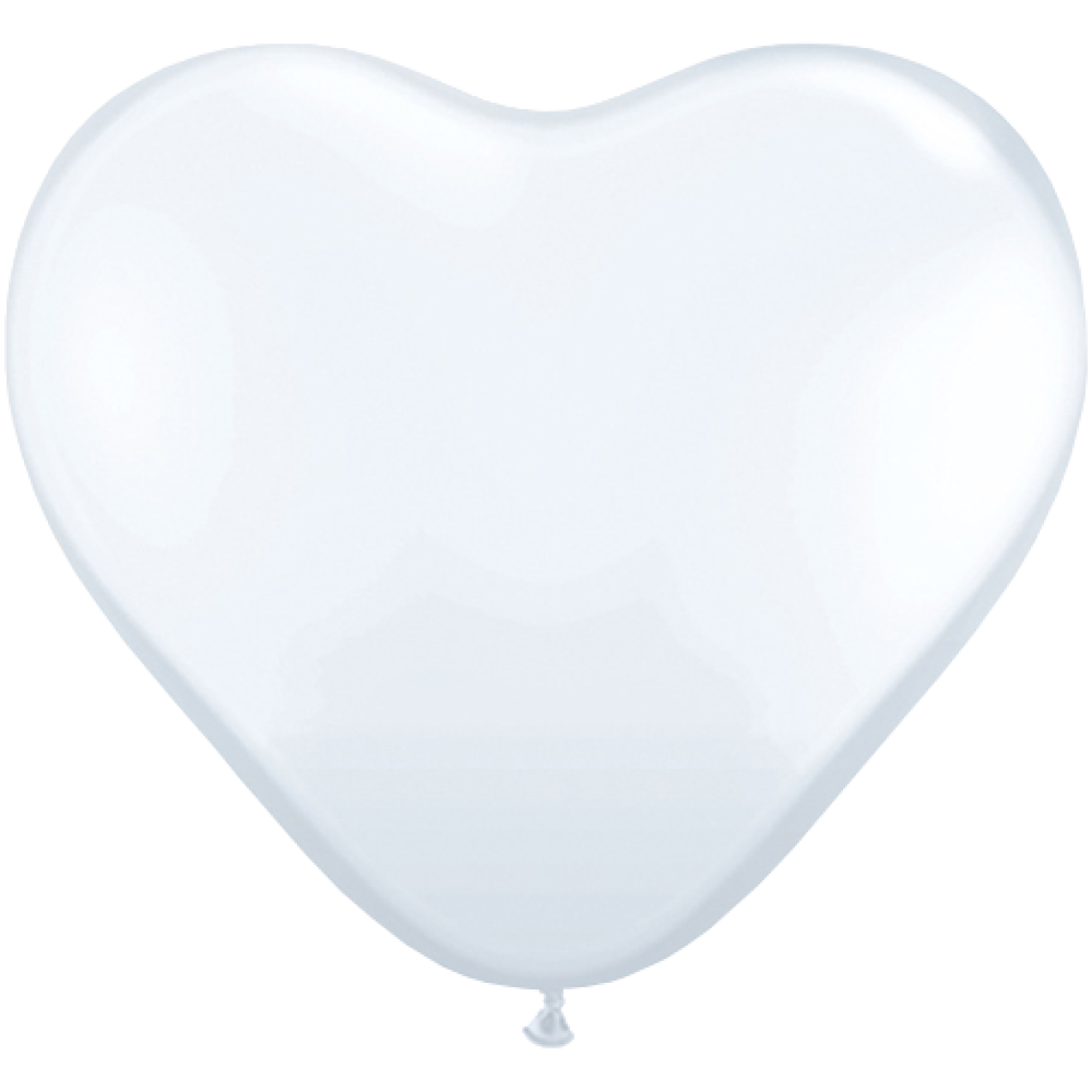 Herzballons Weiß Ø 30 cm