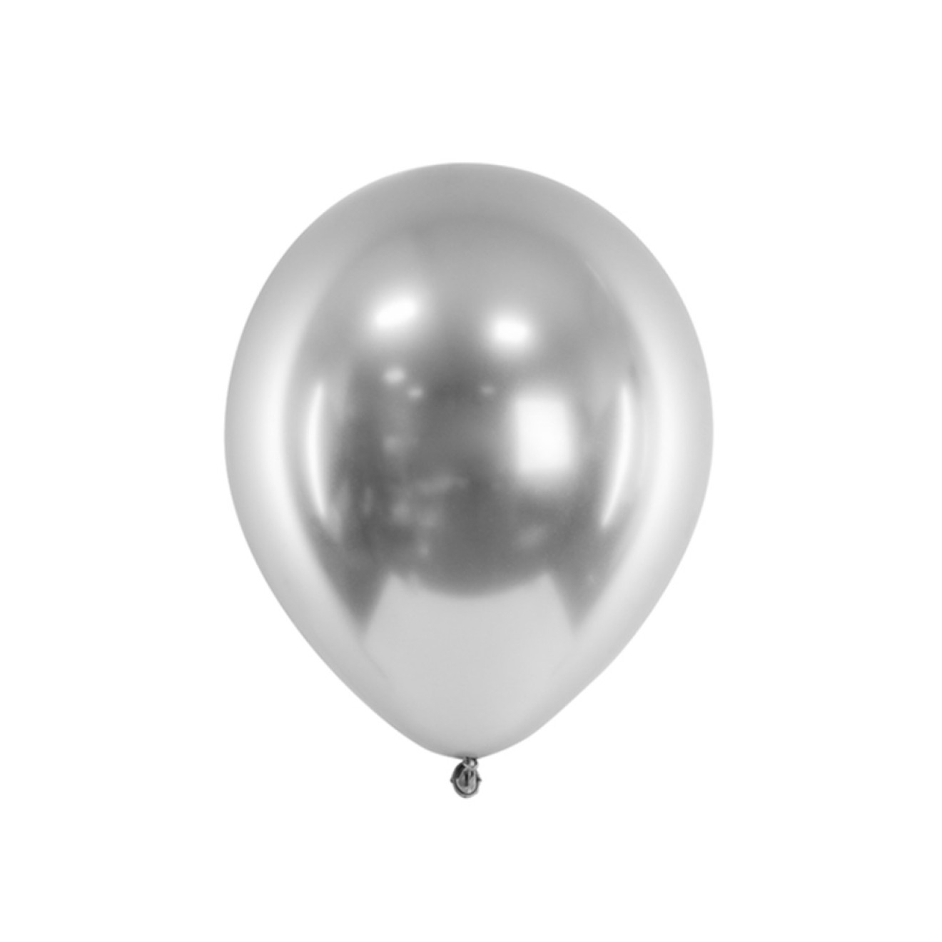 Luftballons Silber - Glossy Ø 27 cm - 50 Stück | luftballon.de