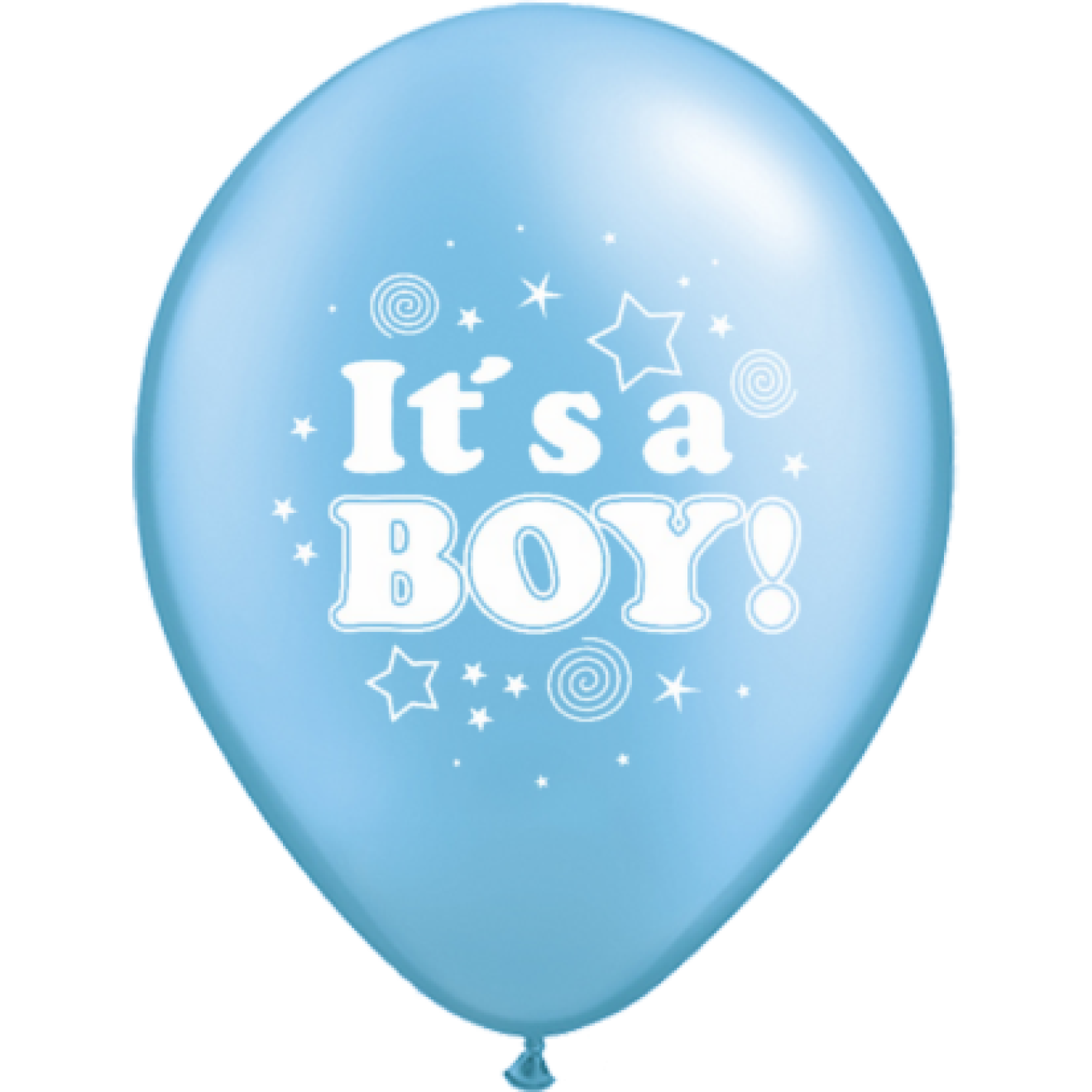 Luftballons Geburt: It`s a Boy (Junge) - Blau Ø 30 cm