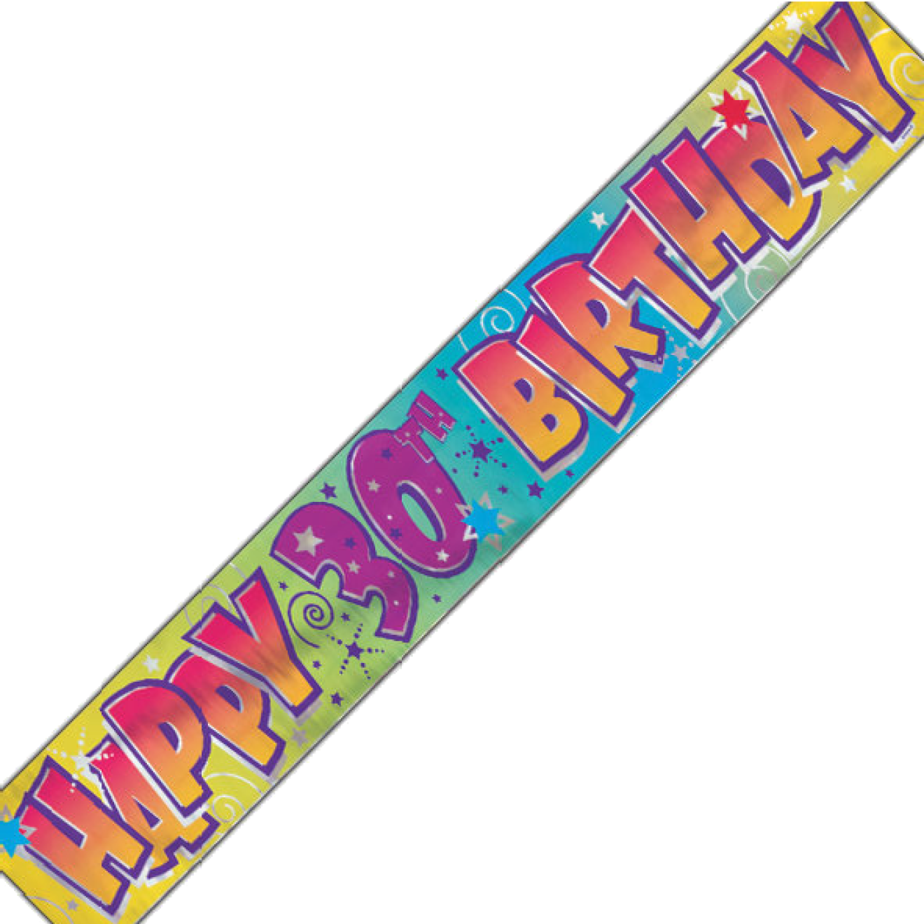 Banner Happy 30 th Birthday 3,6 m