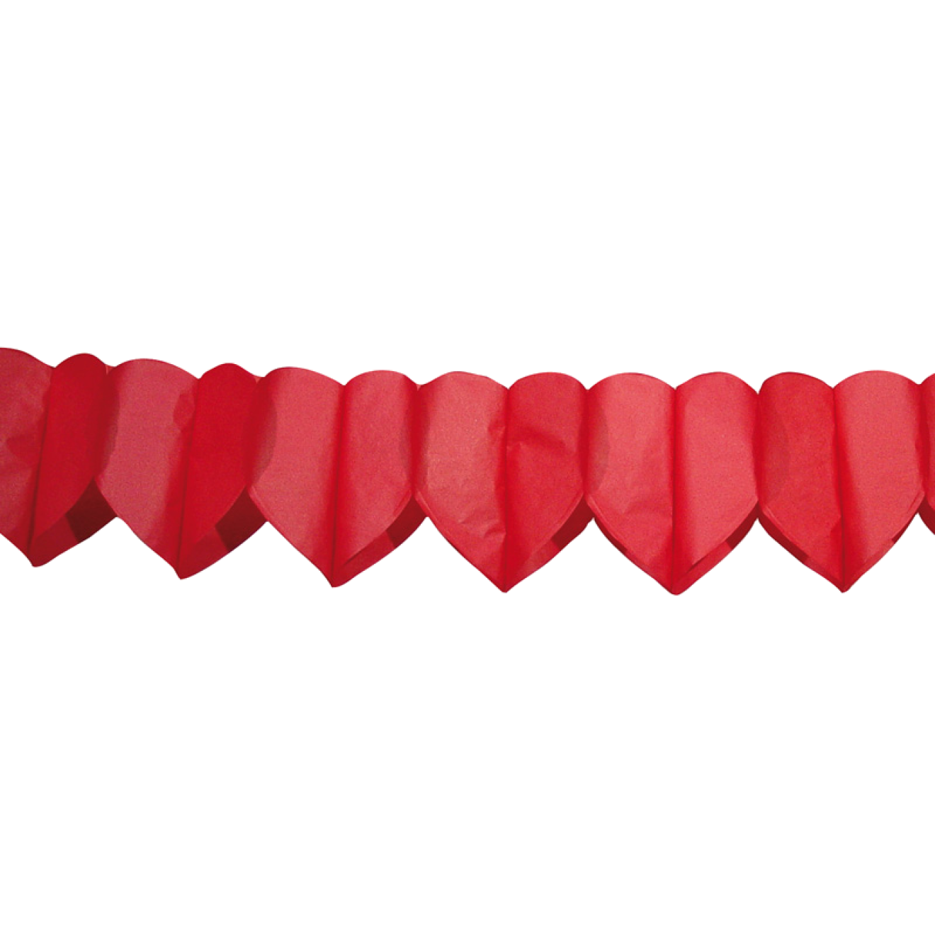 Herzgirlande Rot 4 m