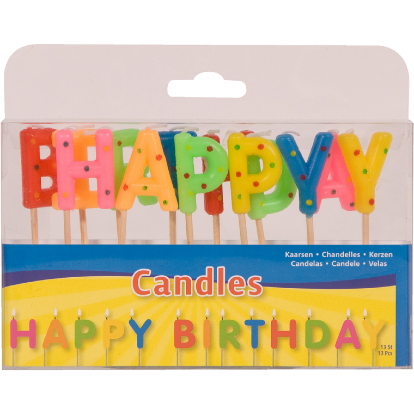 Buchstaben-Kerzen Happy Birthday