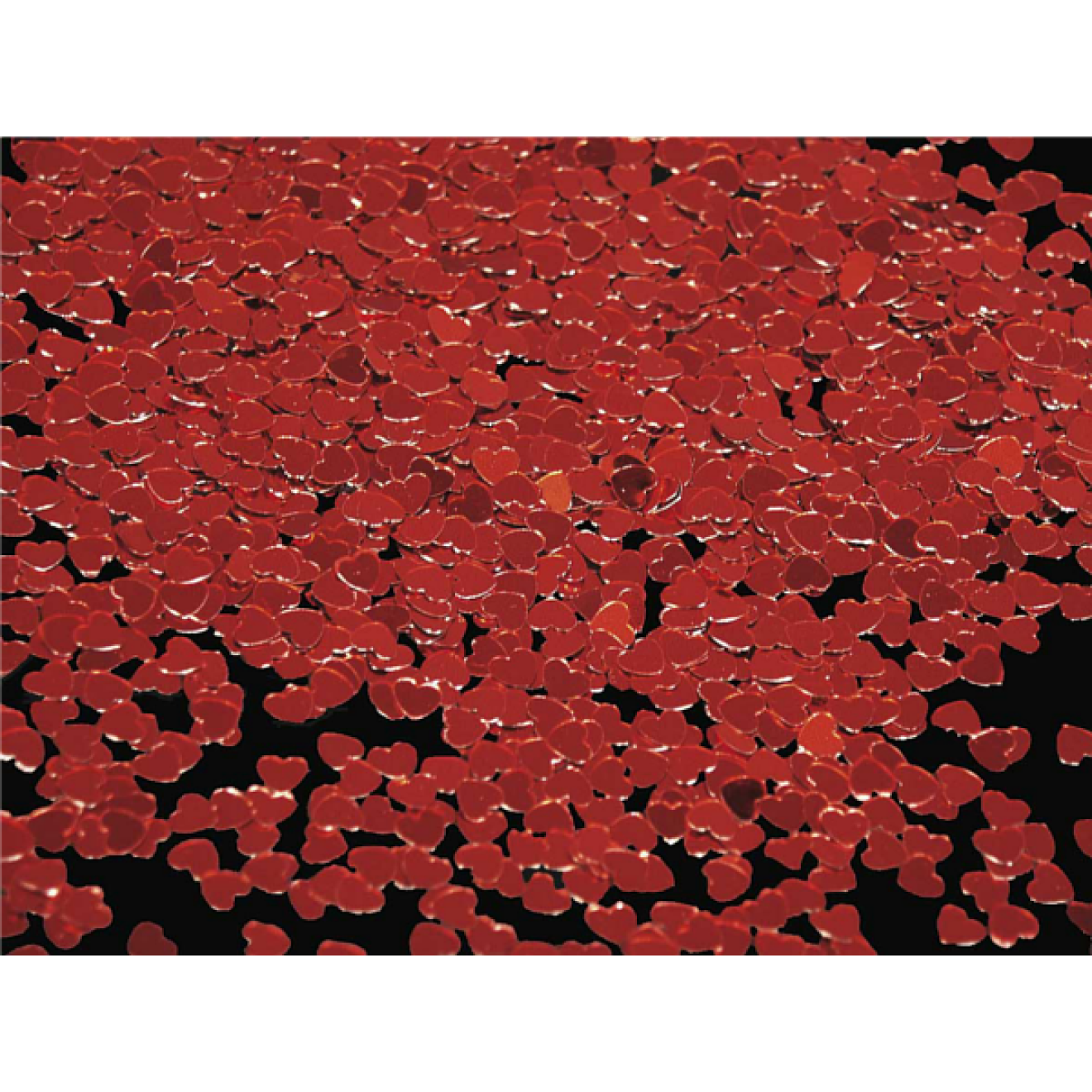 Konfetti Herzen Rot - Ø 12 mm
