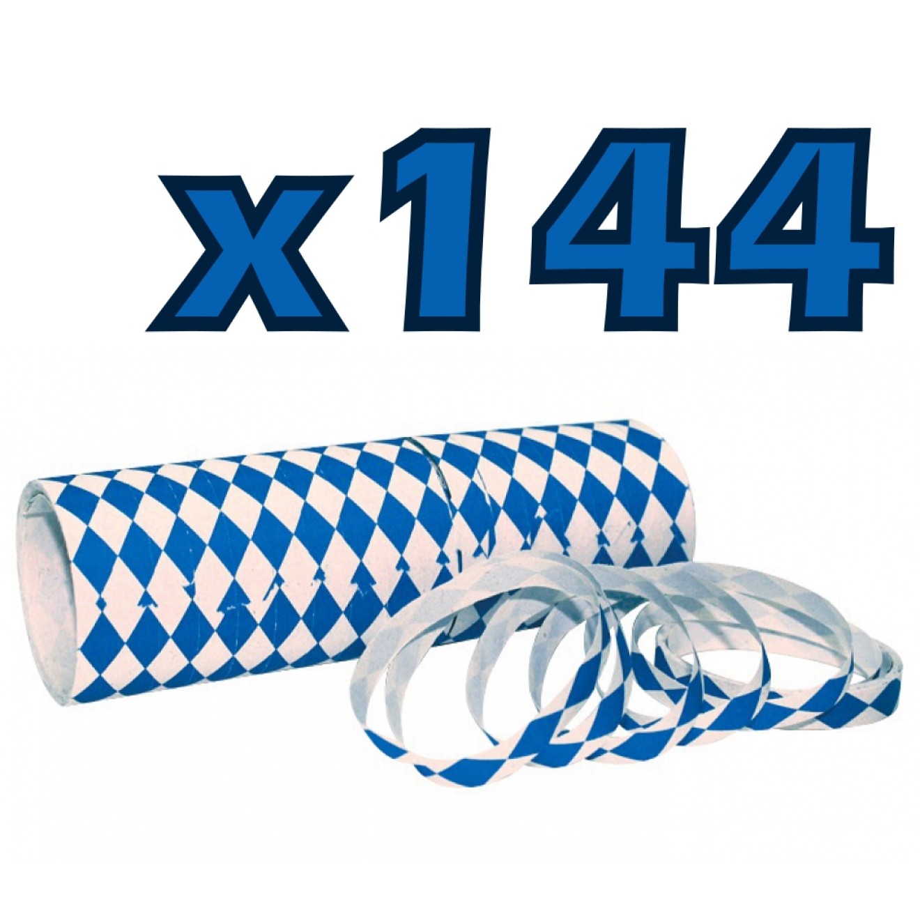 Luftschlangen Bayern - Oktoberfest - 144 Stück