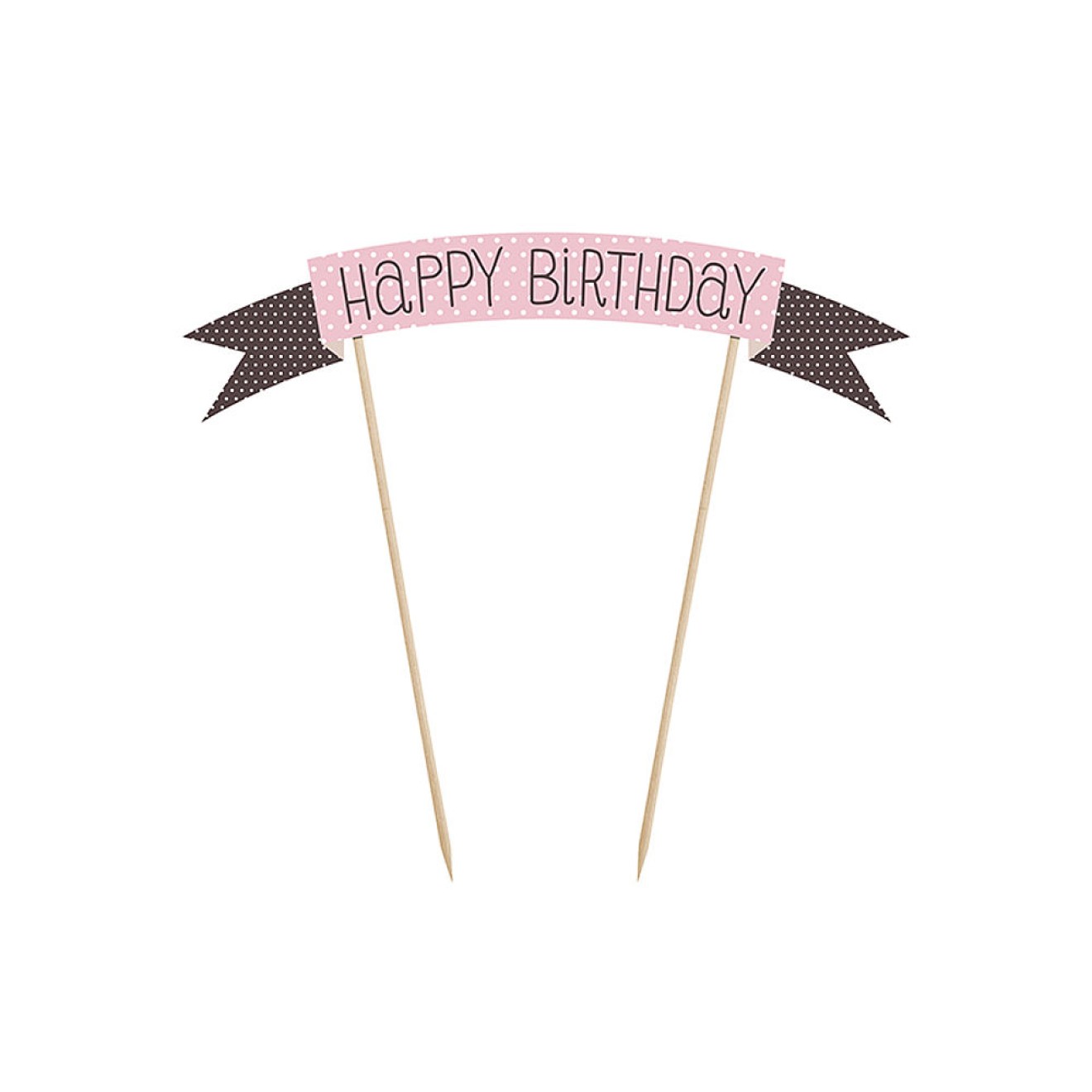 Kuchendeko - Happy Birthday Banner | luftballon.de