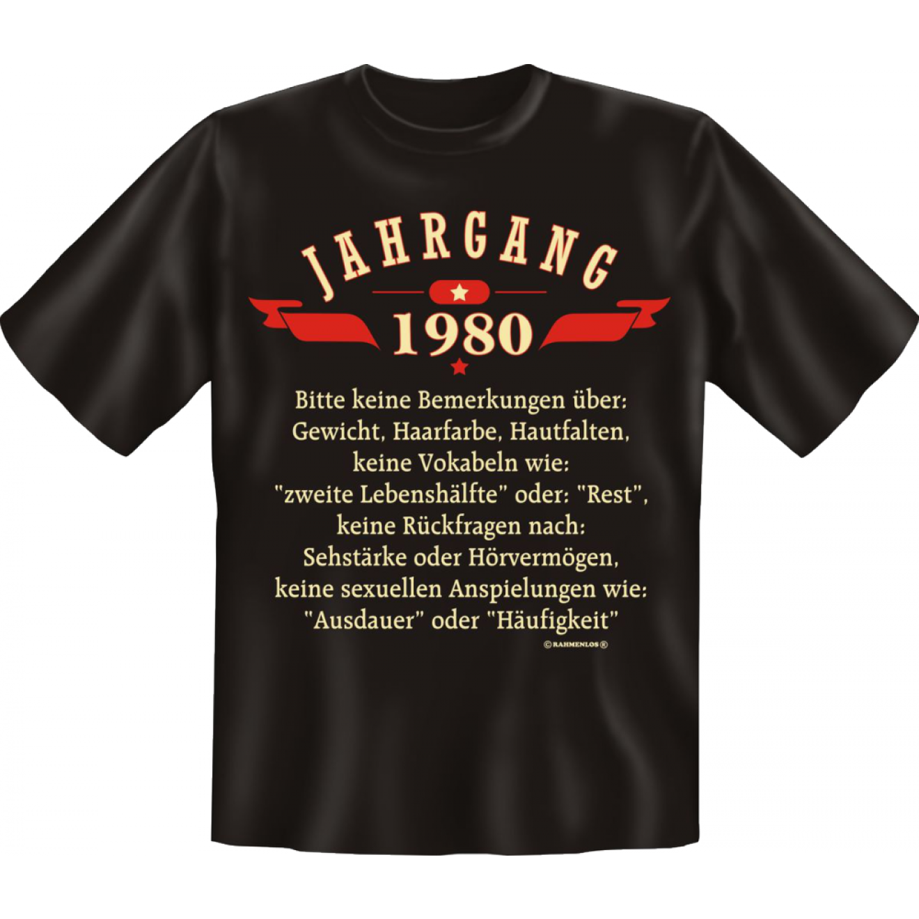 TShirt "Jahrgang 1980"