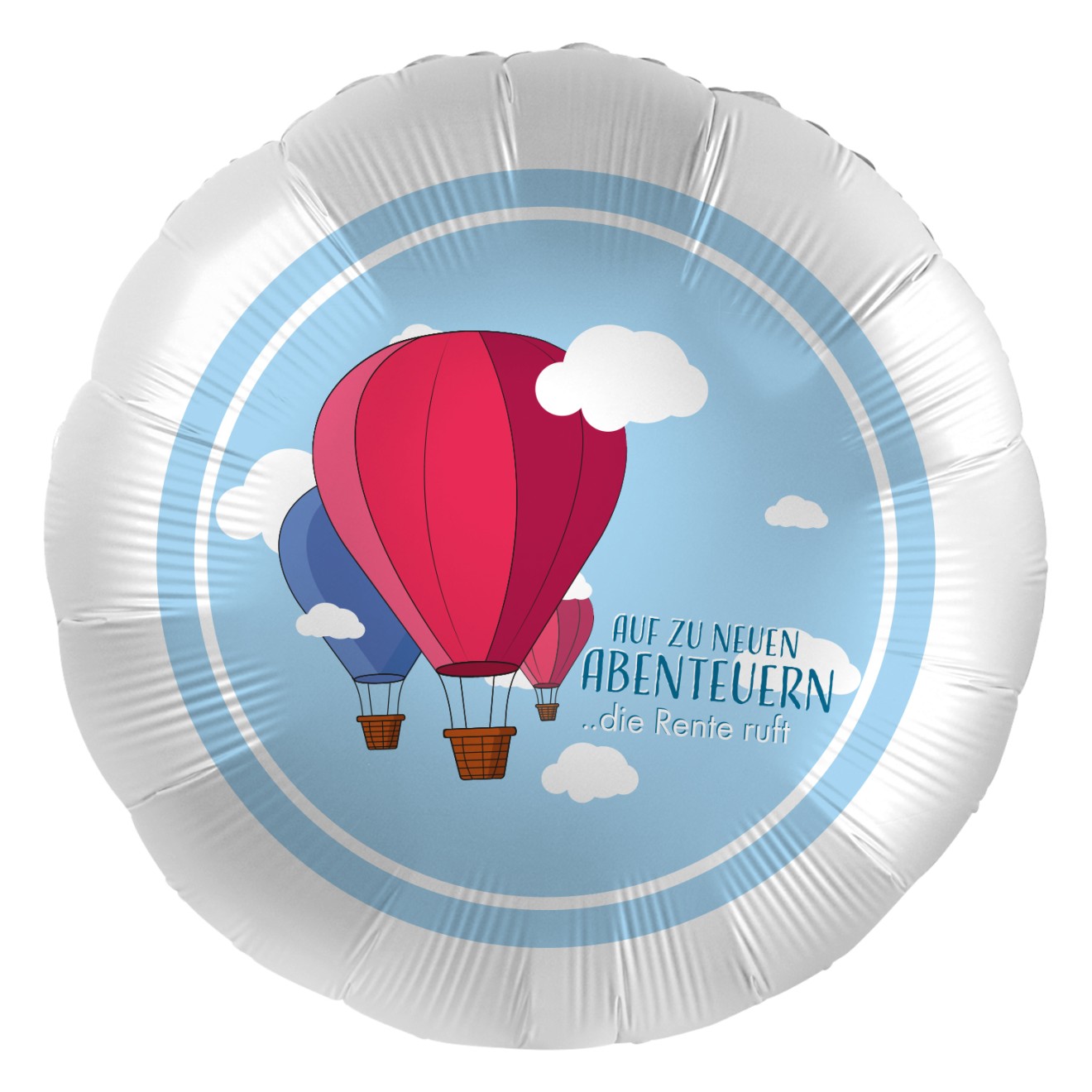Folienballons Ø 45 cm - Ruhestand - die Rente ruft