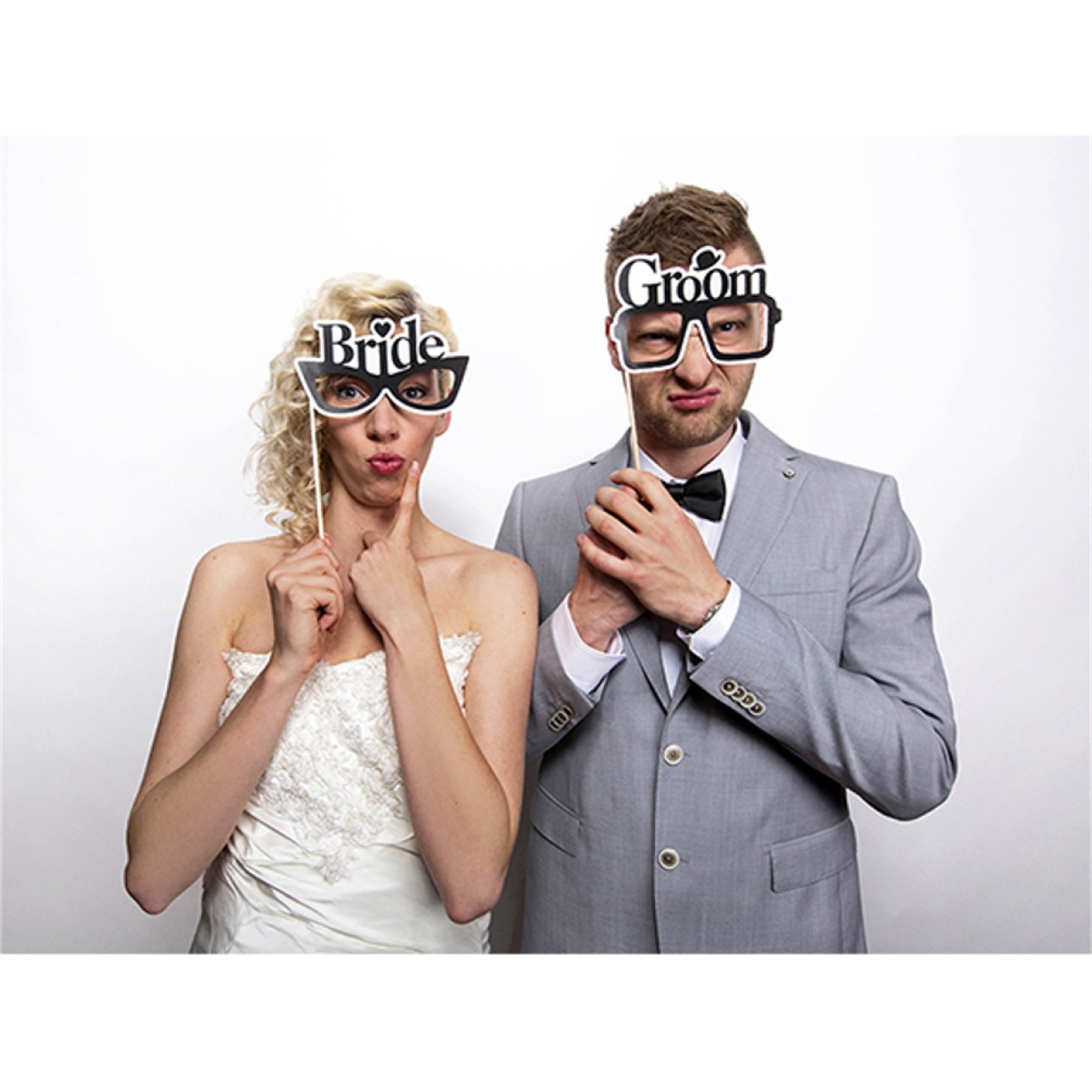 Photo Booth Bride & Groom Foto Accessoires für Party Fotobox