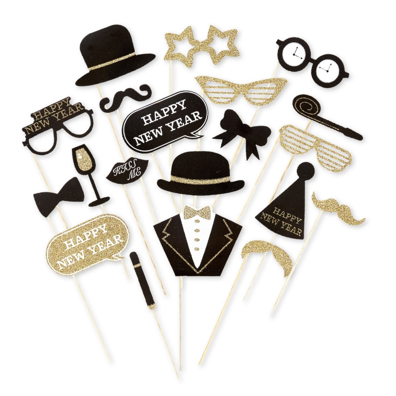 Silvester Photo Booth (Foto Accessoires)