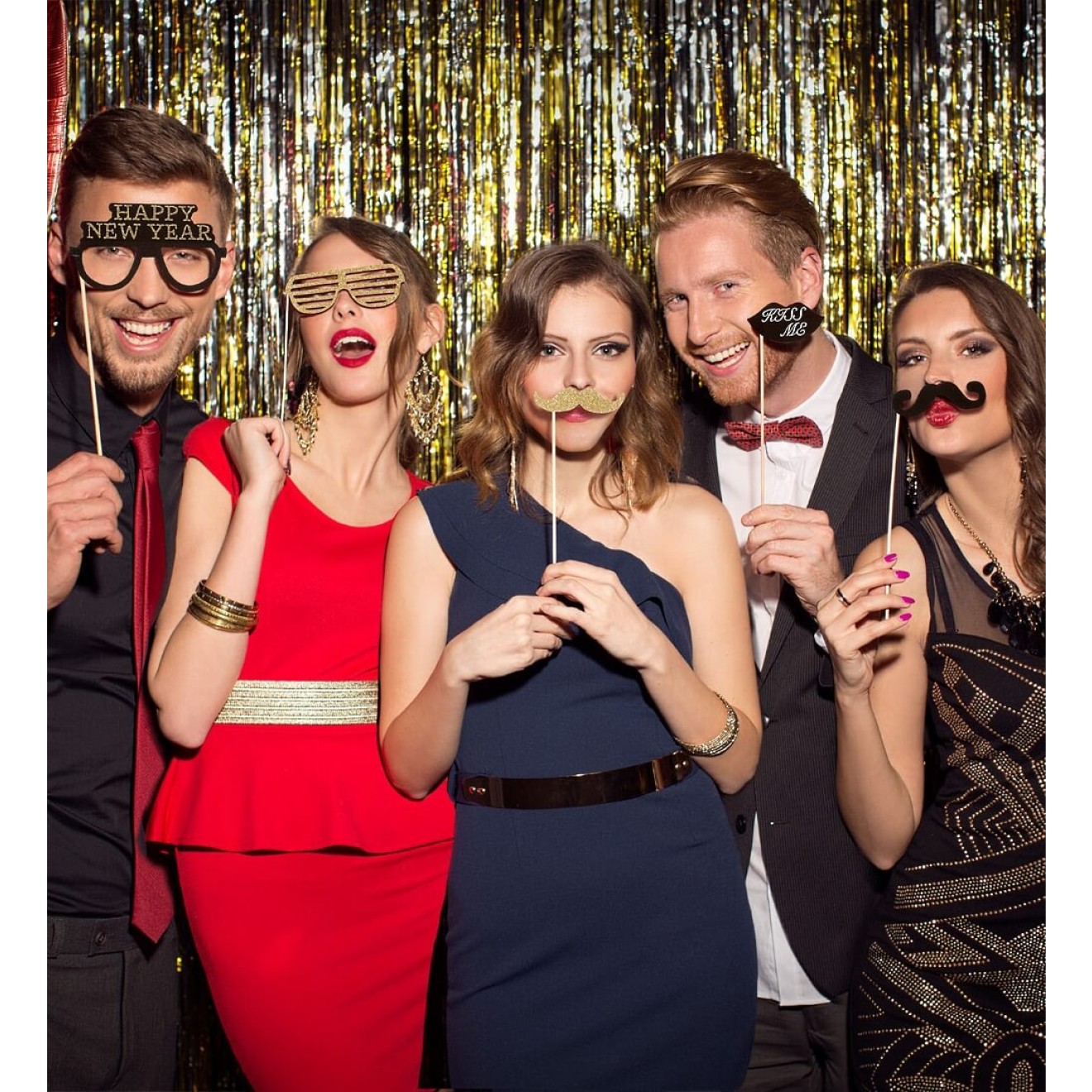 Silvester Photo Booth (Foto Accessoires)