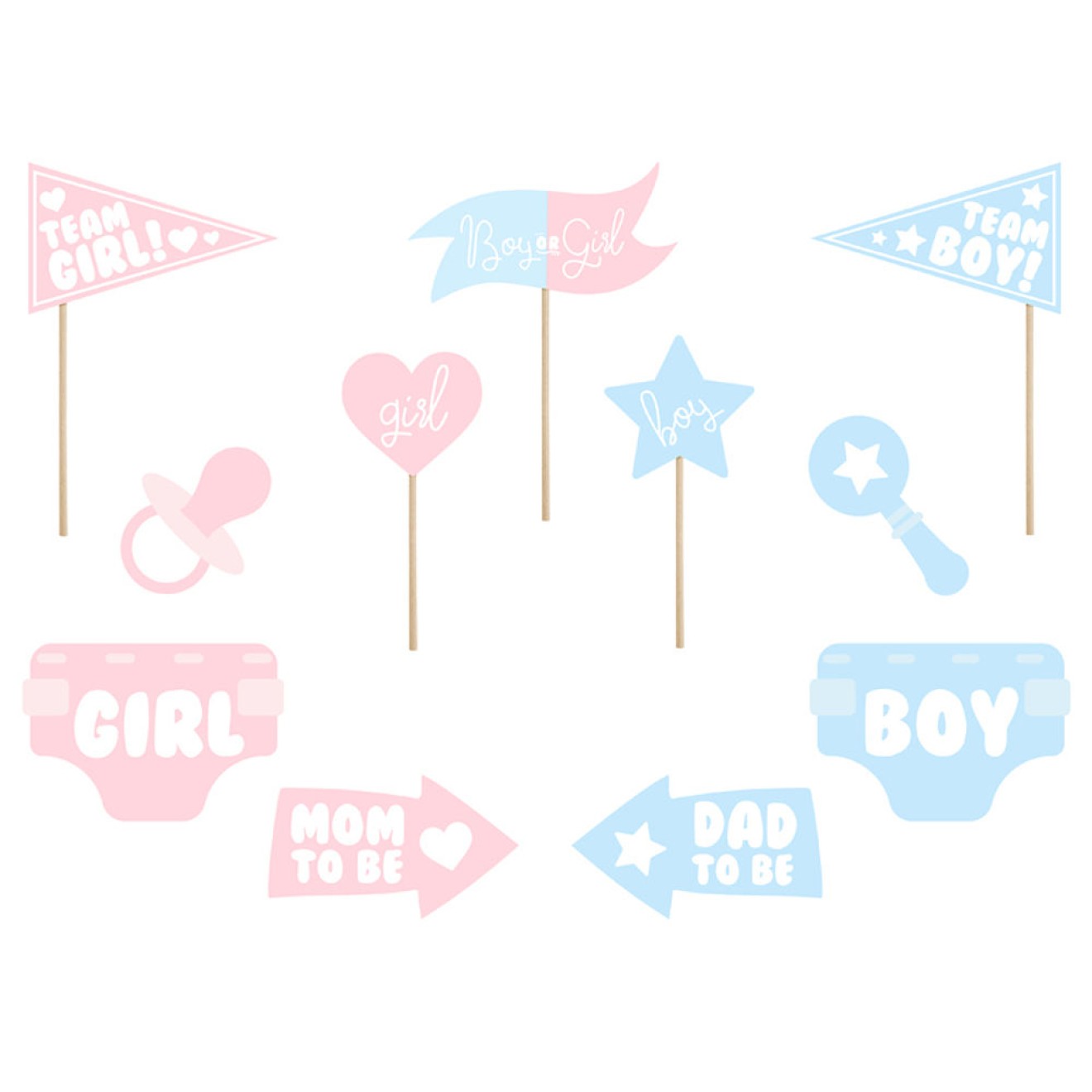 Photo Booth Babyparty Foto Accessoires Party Fotobox | luftballon.de