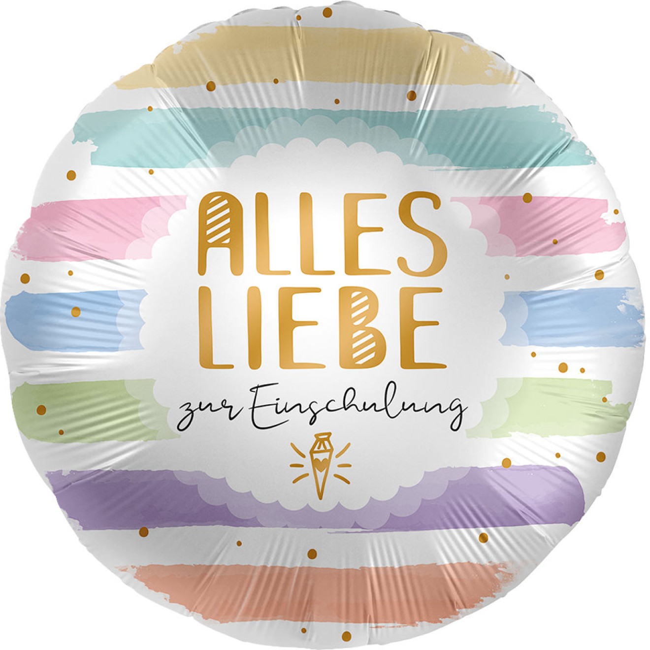 Folienballons Schulanfang - Alles Liebe (Soft) | luftballon.de