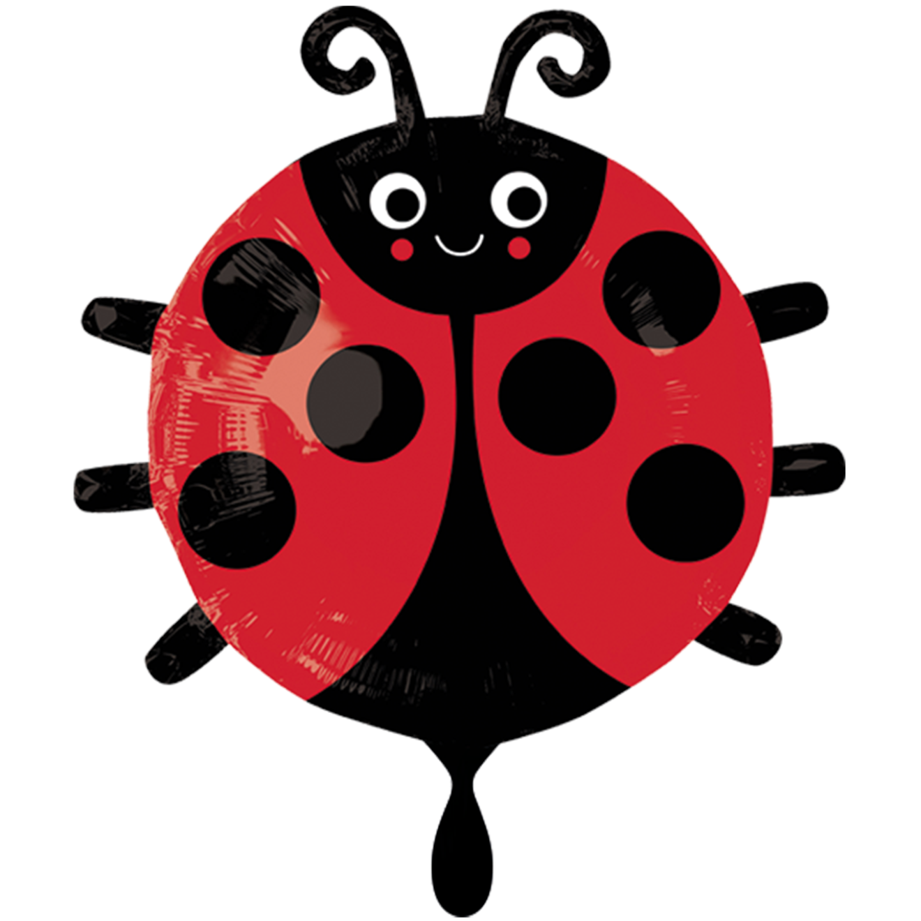 1 Balloon - Happy Ladybug