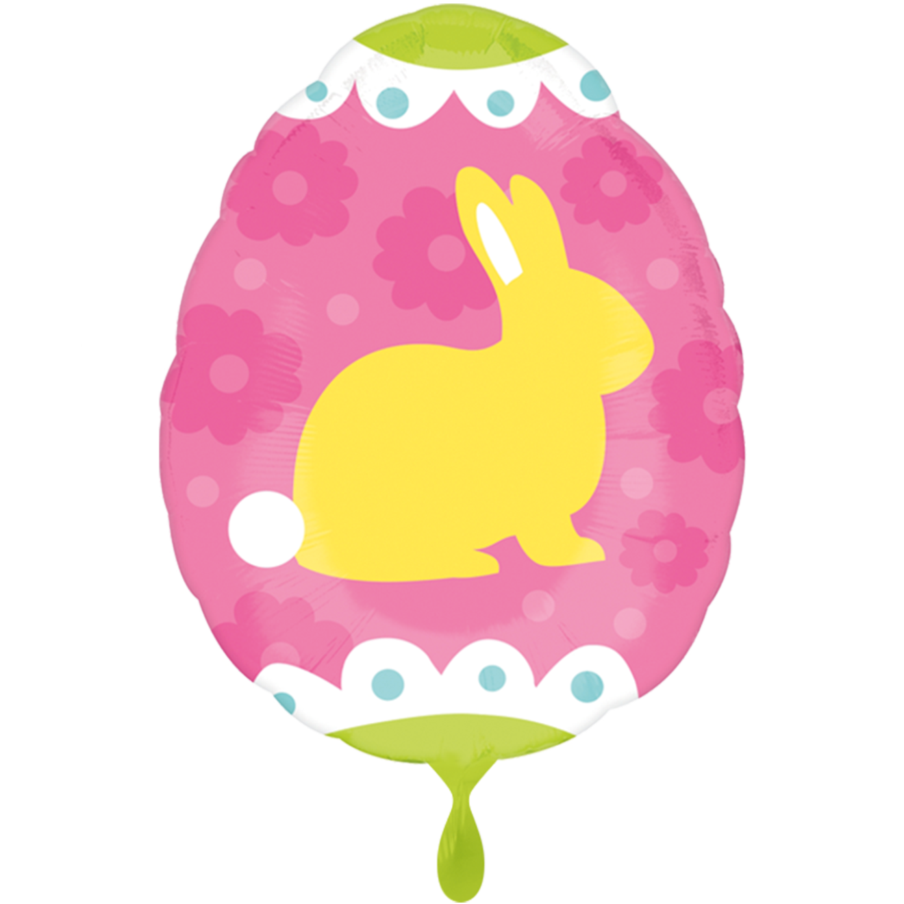 1 Ballon - Yellow and Blue Bunnies
