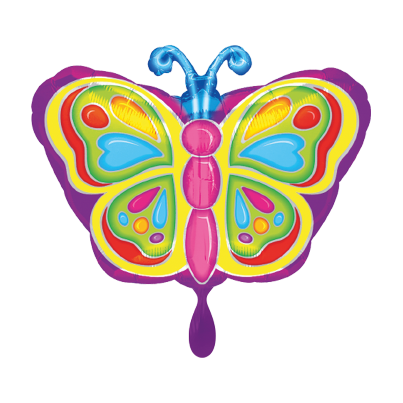 1 Ballon - Bright Butterfly