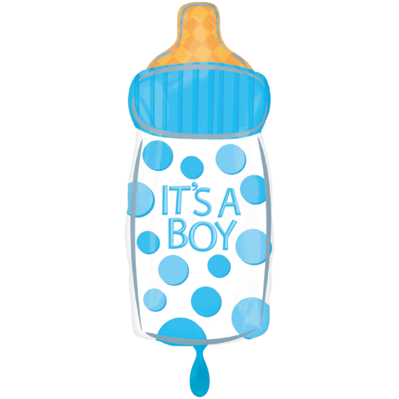 1 Balloon - It is A Boy Baby Bottle