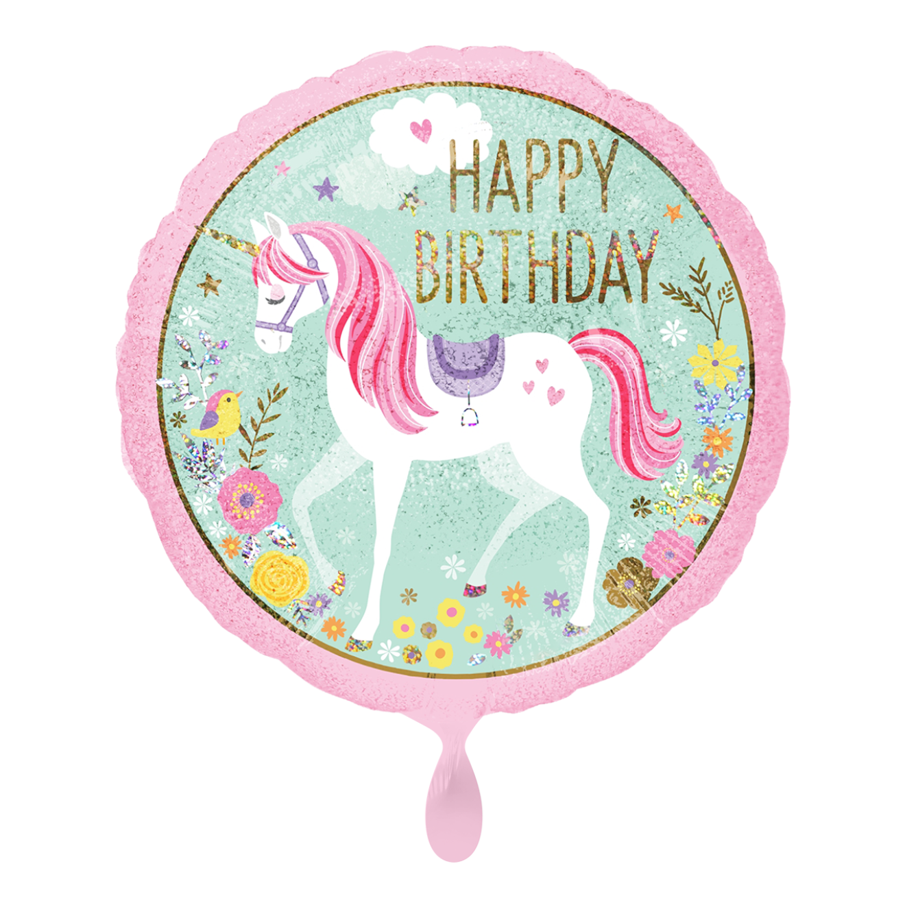 1 Balloon - Magical Unicorn Happy Birthday