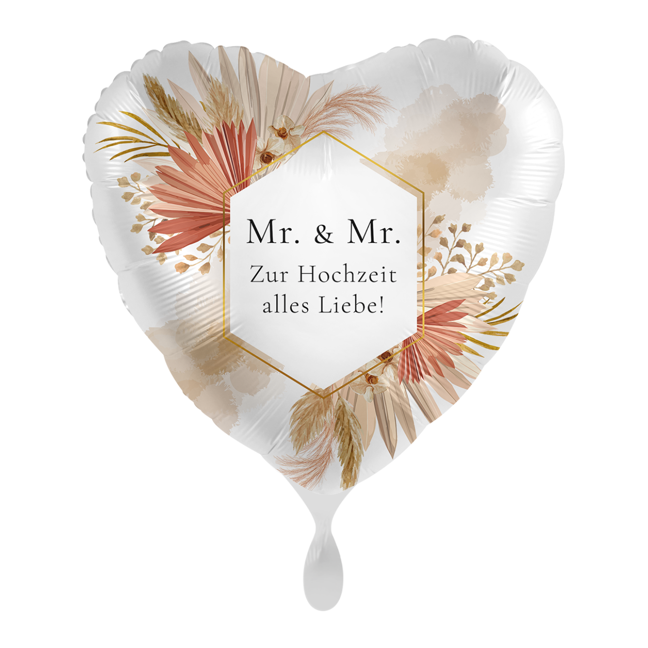 1 Balloon - Bohemian Florals Wedding Mr. & Mr. - GER