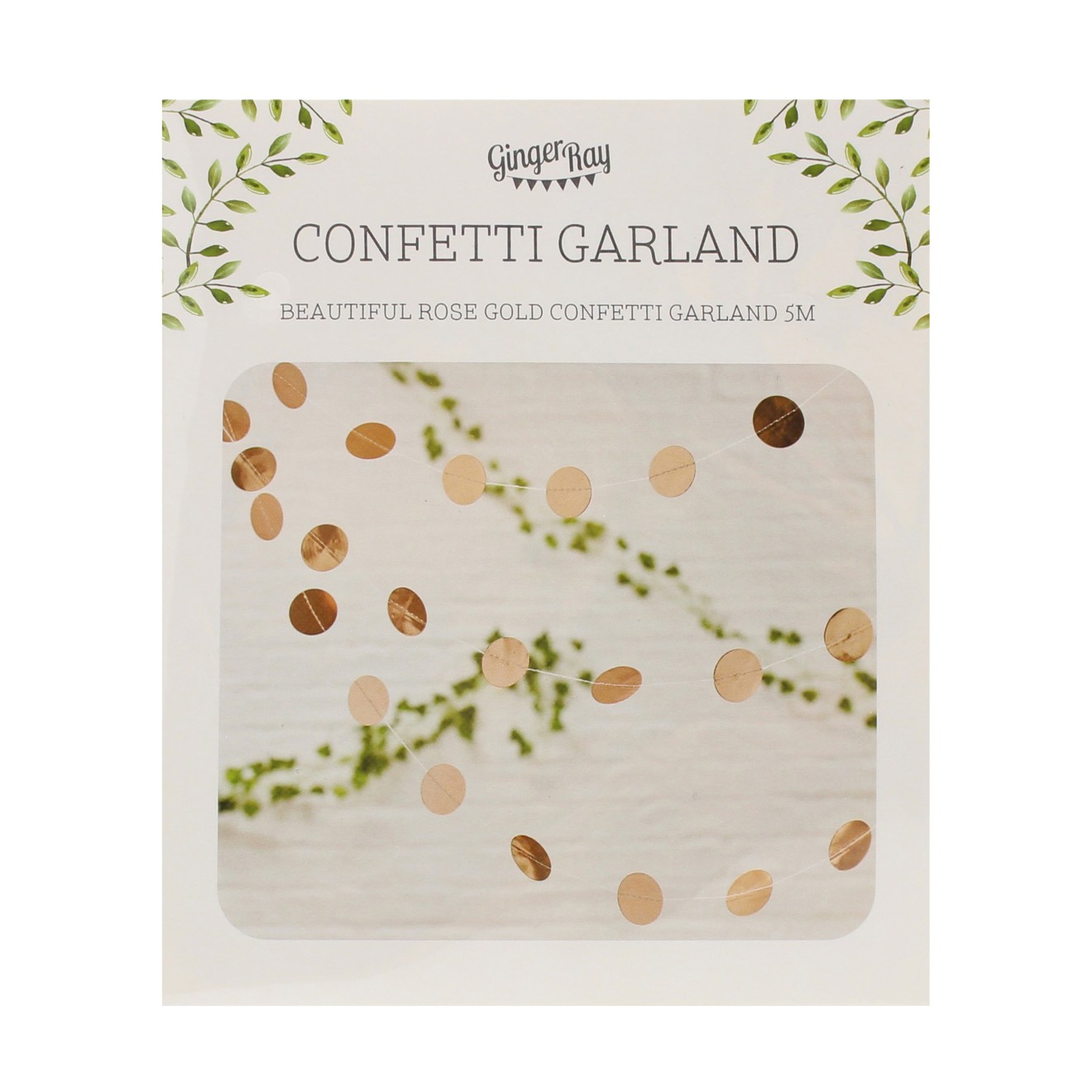 1 Circle Garland - Rose Gold