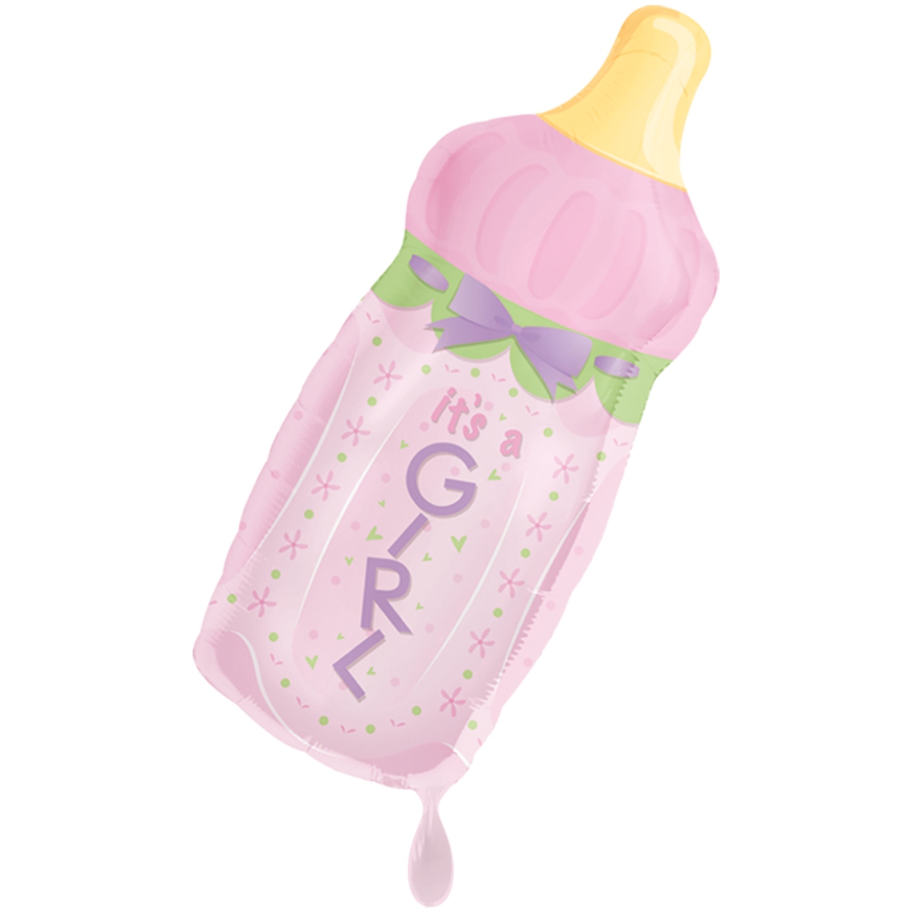 1 Ballon XXL - Baby Bottle - Girl