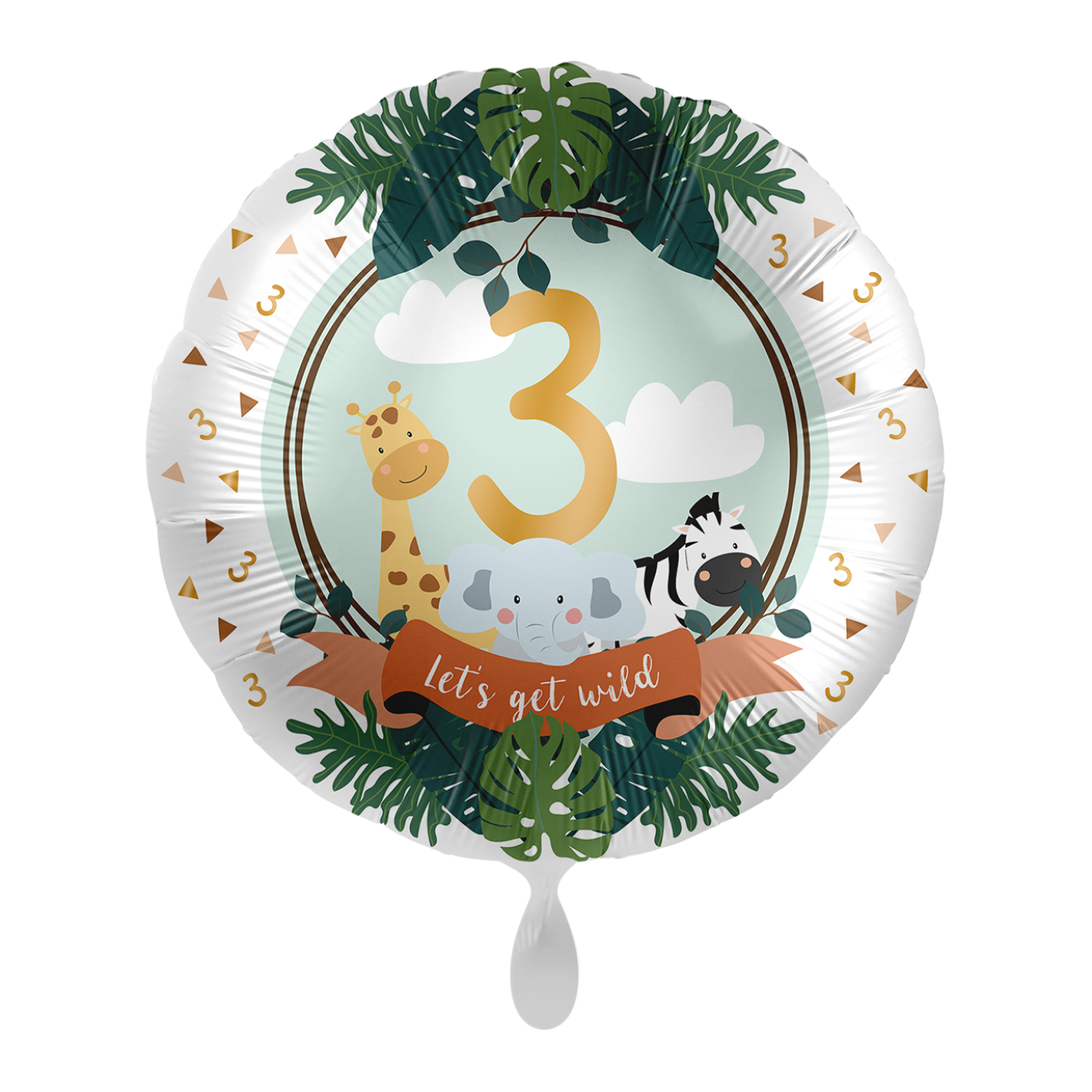 1 Balloon - Jungle Friends - Three