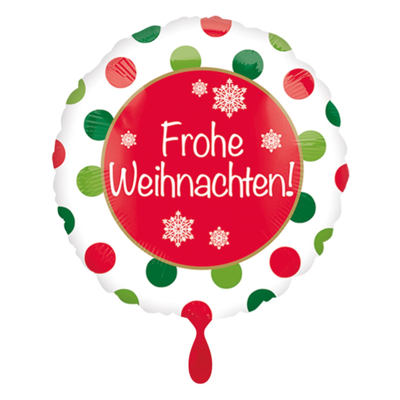 1 Ballon - Frohe Weihnachten