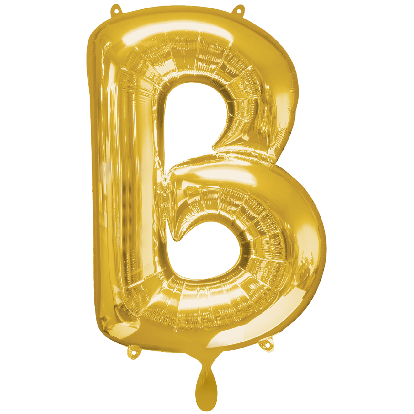 1 Balloon XXL - Buchstabe B - Gold