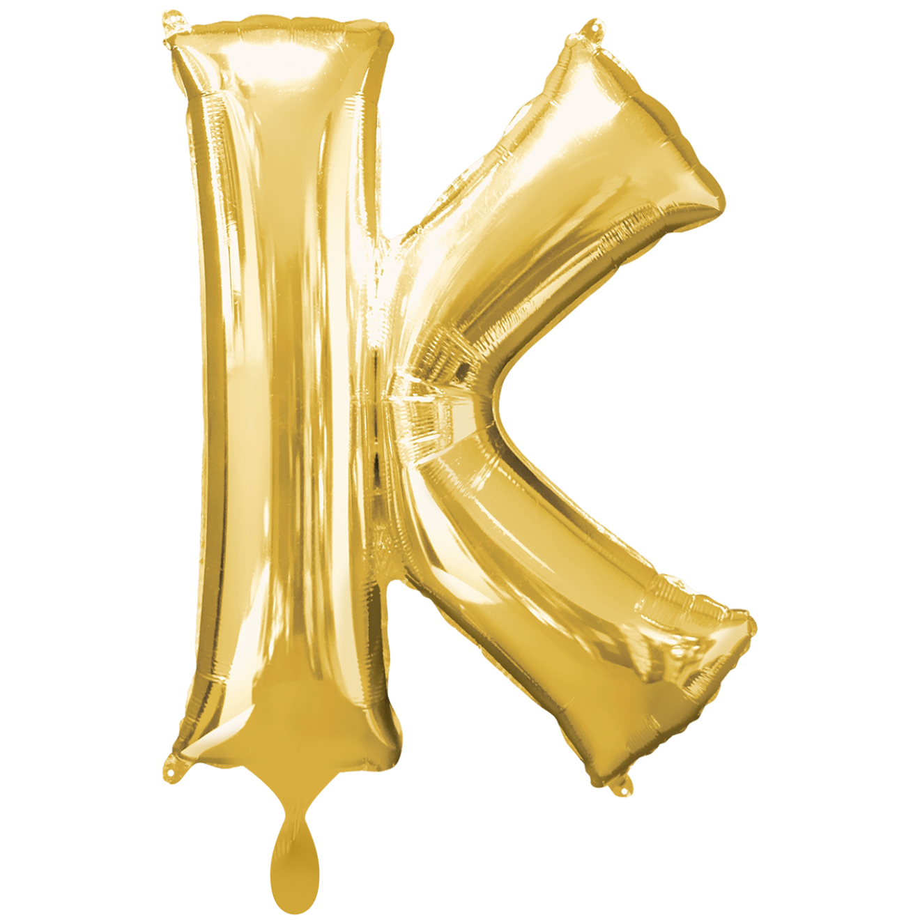 1 Balloon XXL - Buchstabe K - Gold