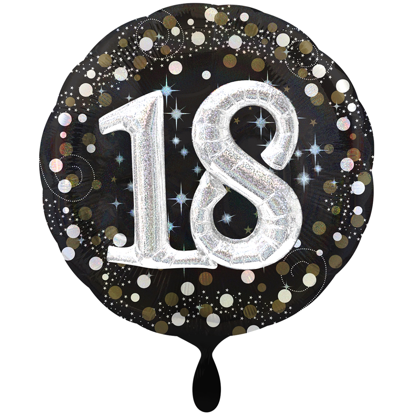 1 Balloon XXL - Sparkling Birthday 18