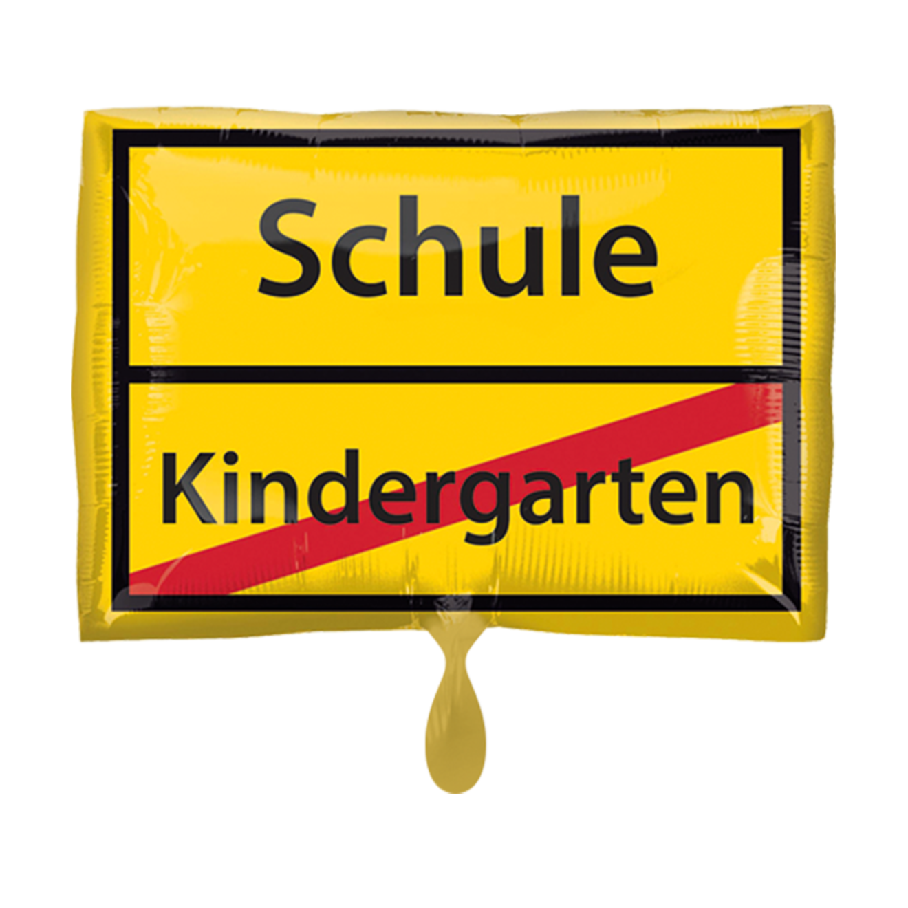 1 Balloon - Schulanfang Schild