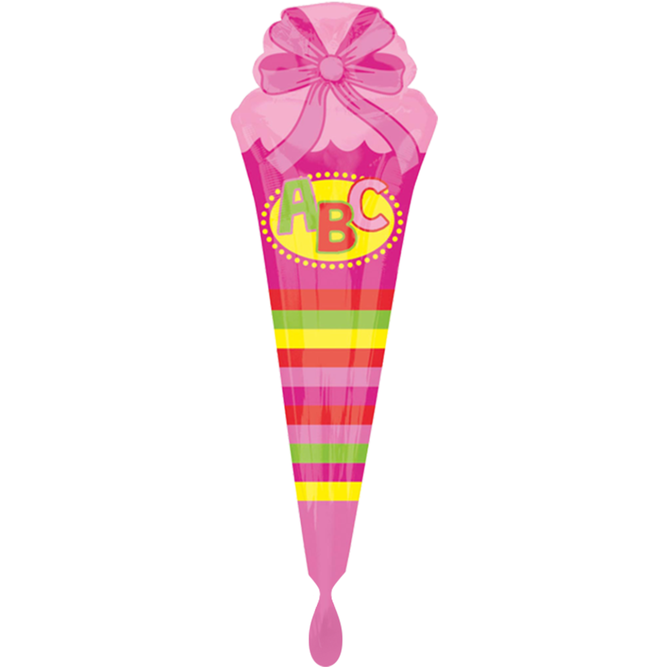 1 Balloon XXL - Schultüte Pink
