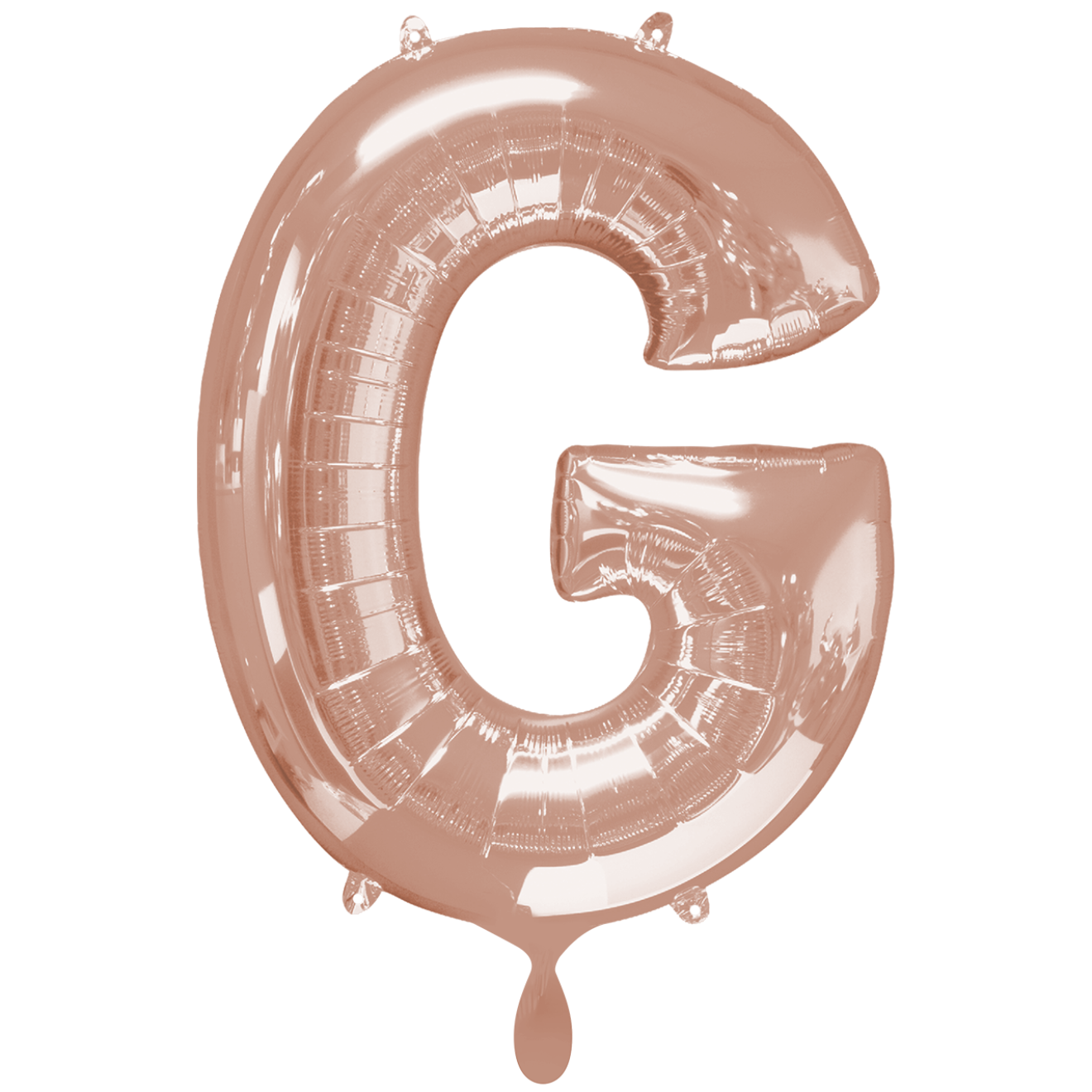 1 Balloon XXL - Buchstabe G - Rosegold