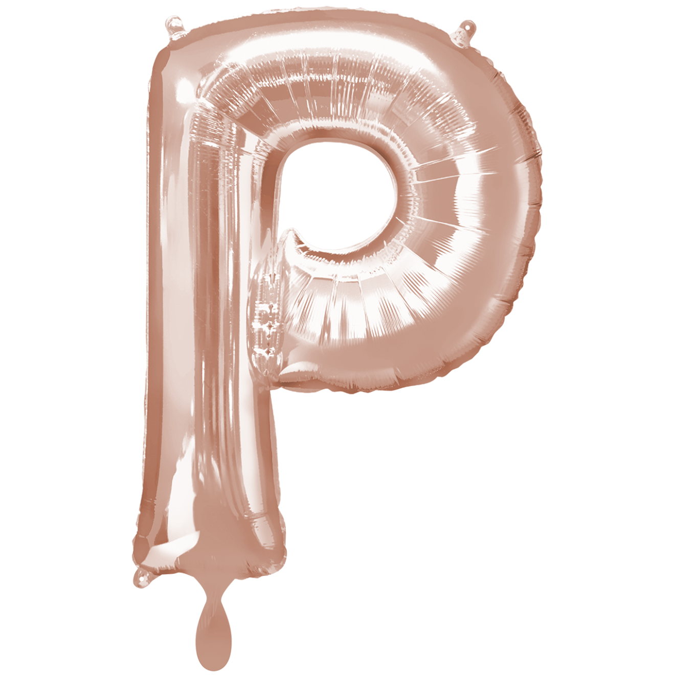 1 Balloon XXL - Buchstabe P - Rosegold