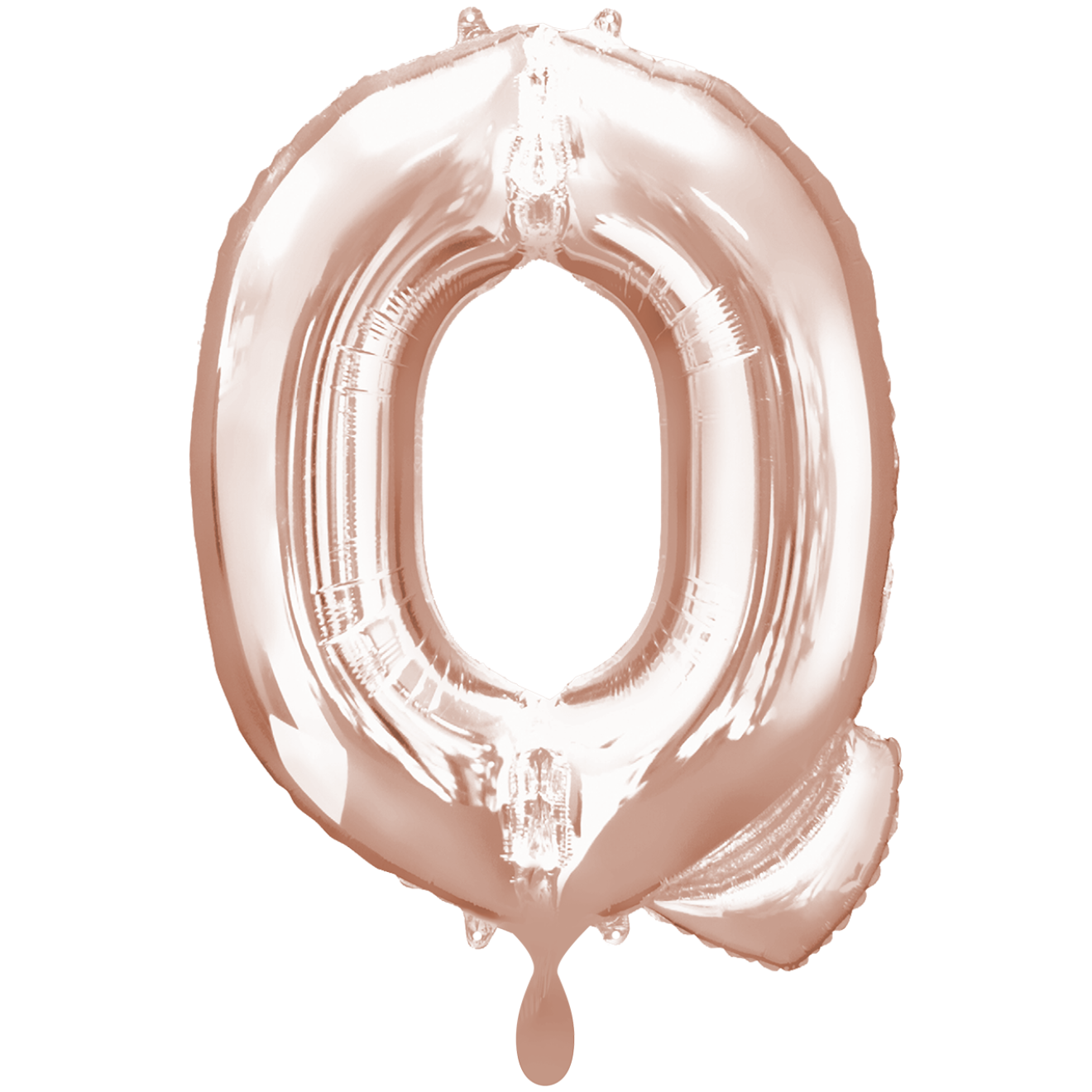 1 Balloon XXL - Buchstabe Q - Rosegold