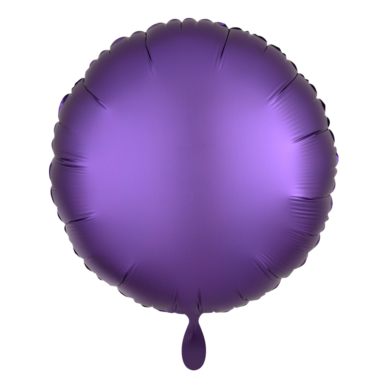 1 Balloon - Rund - Satin - Lila