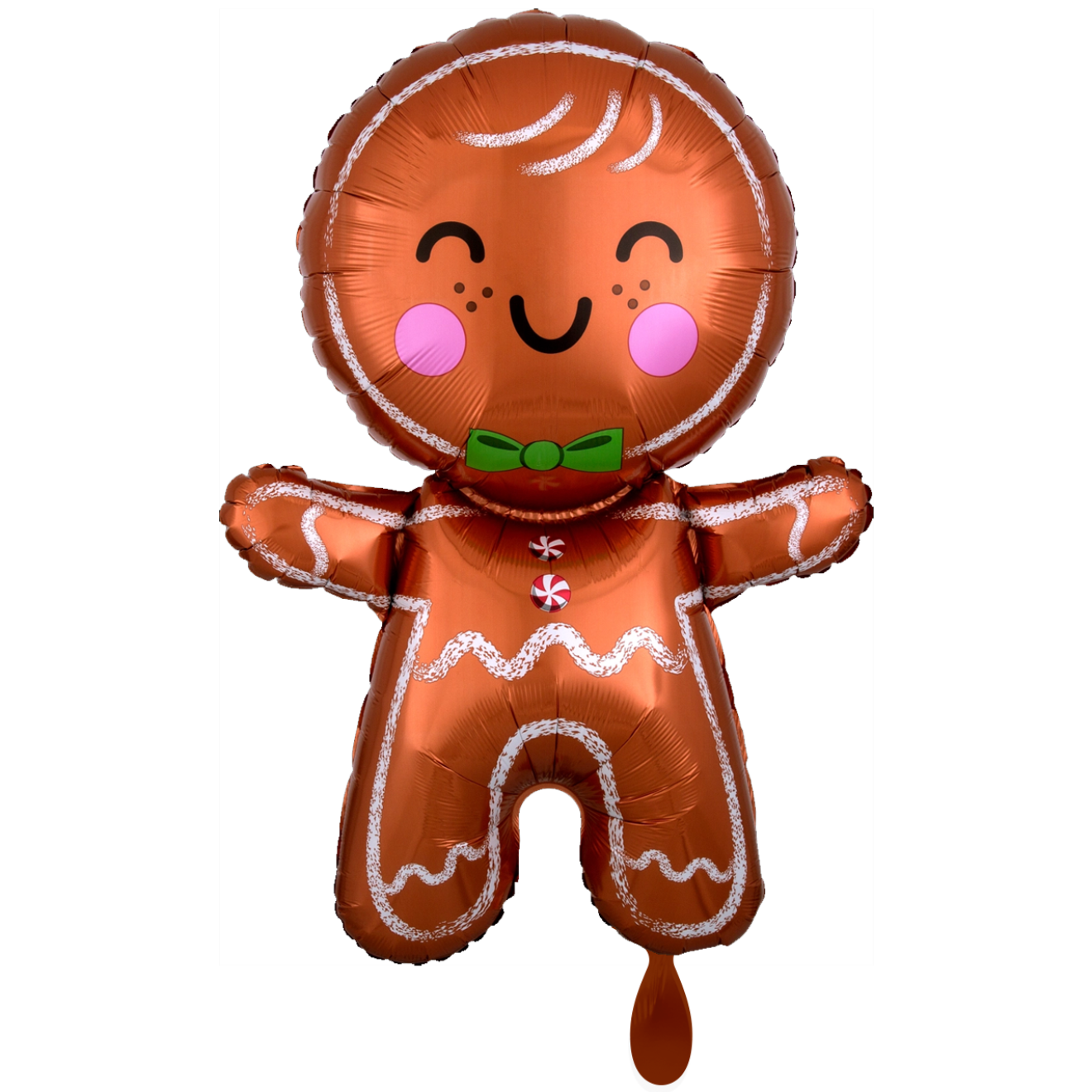 1 Balloon XXL - Happy Gingerbread Man