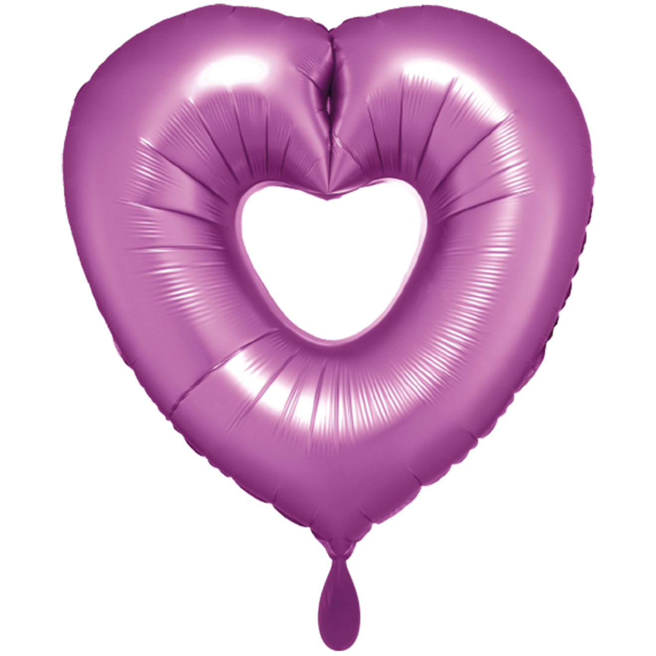 1 Ballon XXL - Flamingo Open Heart