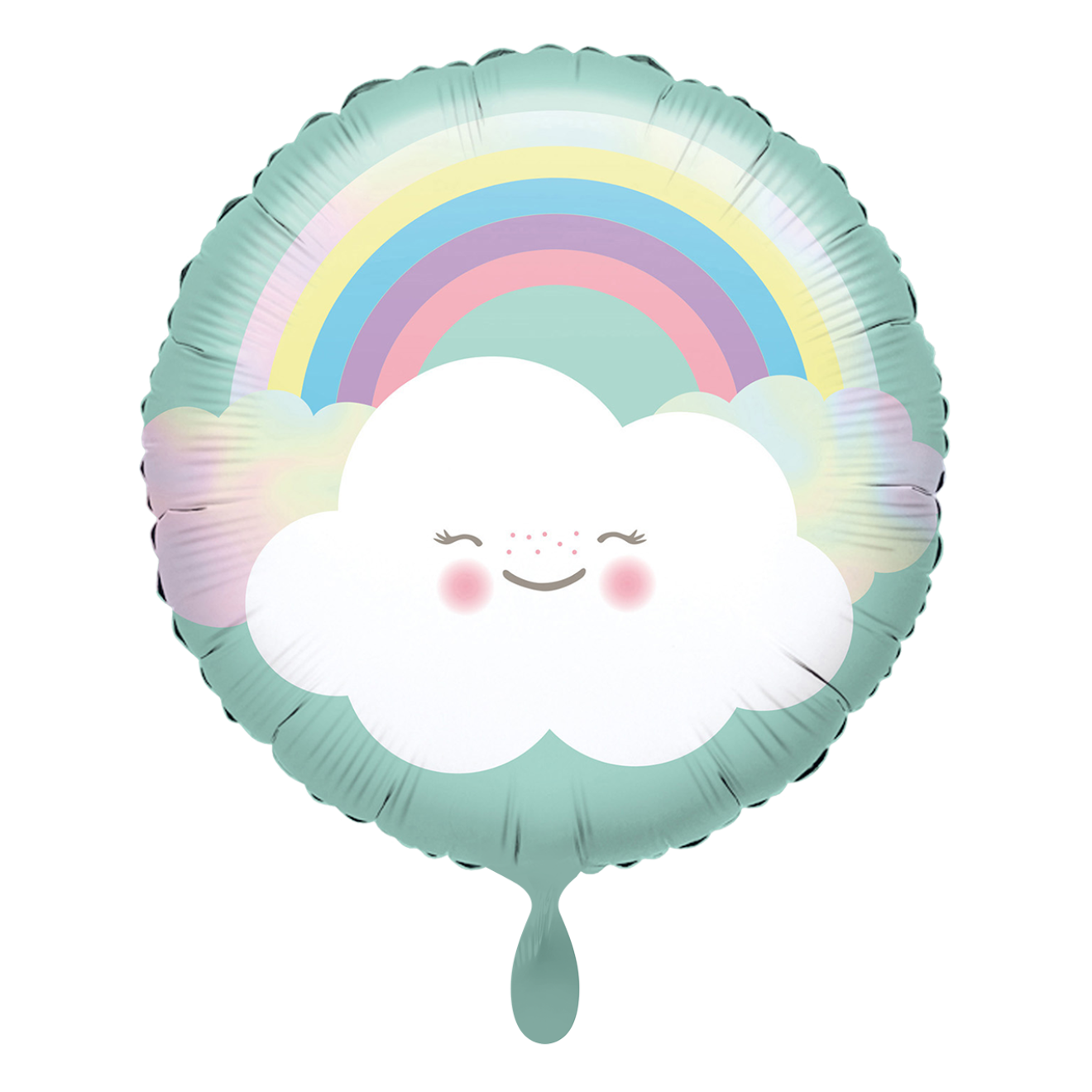 1 Balloon - Rainbow & Cloud