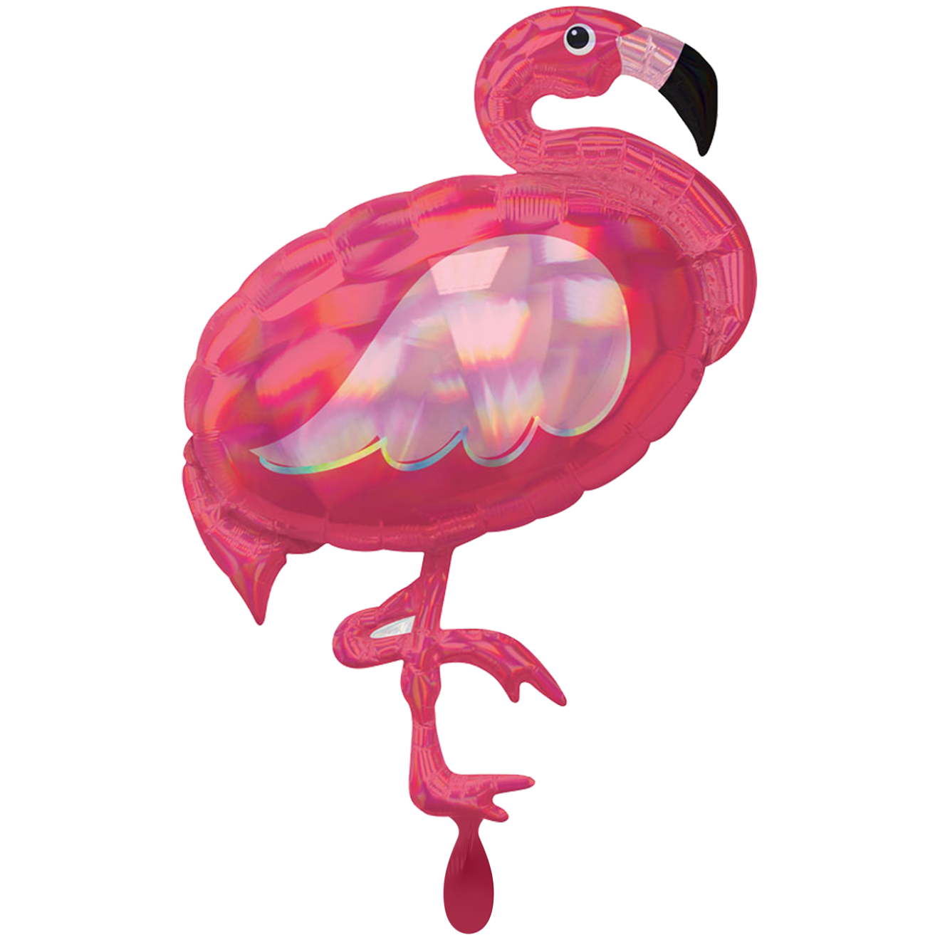 1 Balloon XXL - Iridescent Pink Flamingo