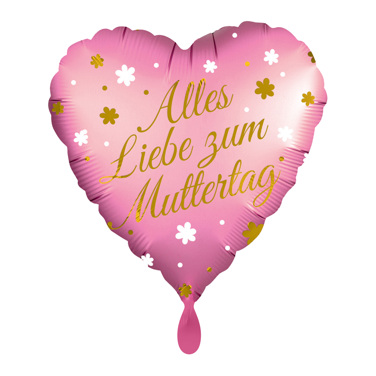 1 Balloon - Mother´s Day Heart German Wording