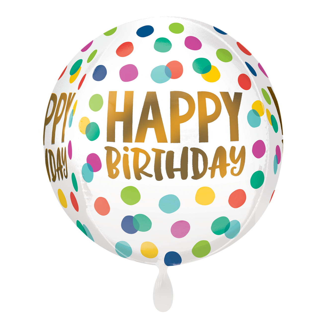 1 Balloon - Orbz® - Happy Dots