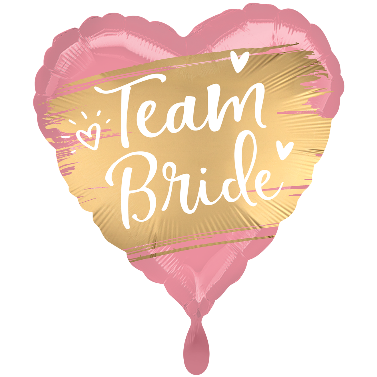 1 Balloon - Satin Gold Team Bride