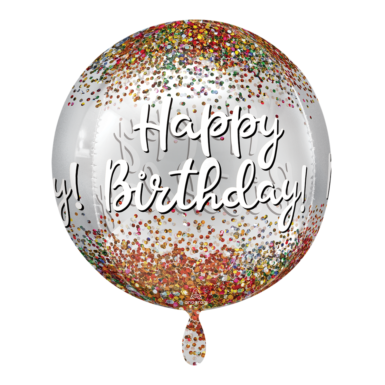 1 Balloon - Orbz® - HBD Sequins