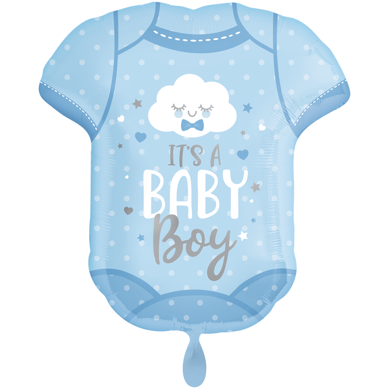 1 Balloon XXL - Baby Boy Onesie