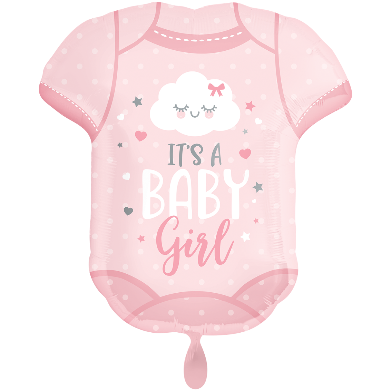 1 Balloon XXL - Baby Girl Onesie