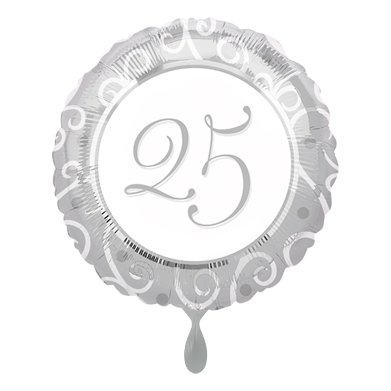 1 Balloon - Silver Wedding 25 Years