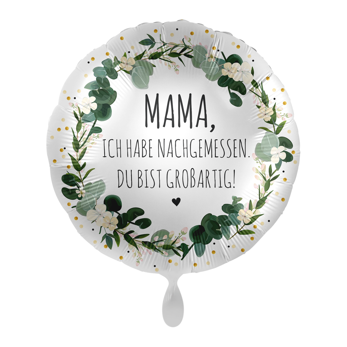 1 Balloon - Best Mom Greenery - GER