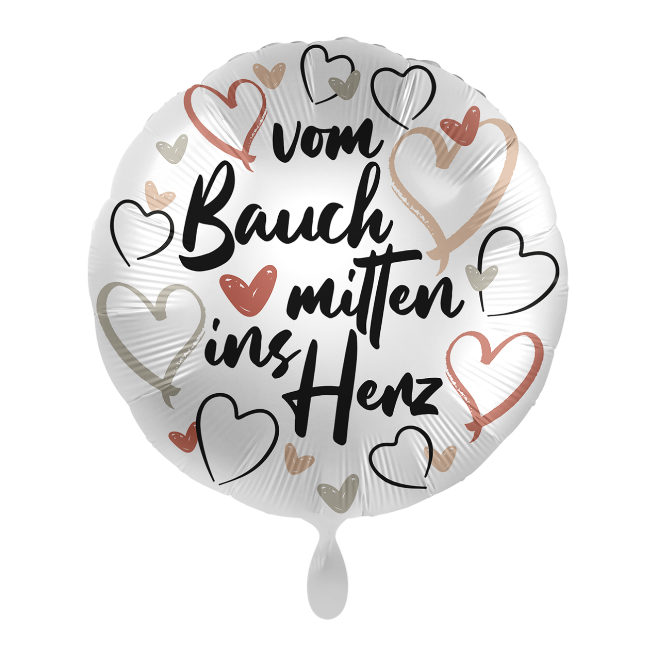 1 Ballon - Mitten ins Herz